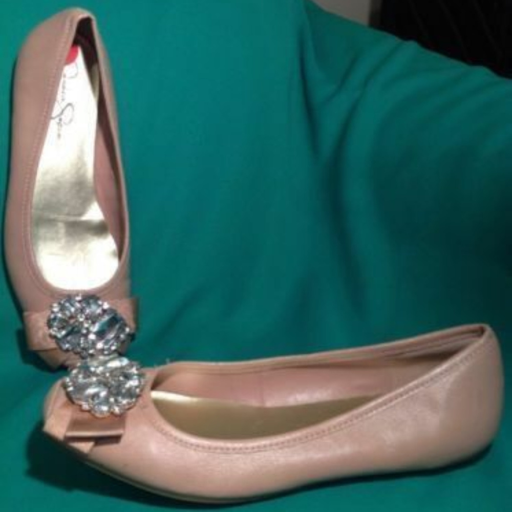 Jessica Simpson Lepolia Women's Jewel Ballet Flats